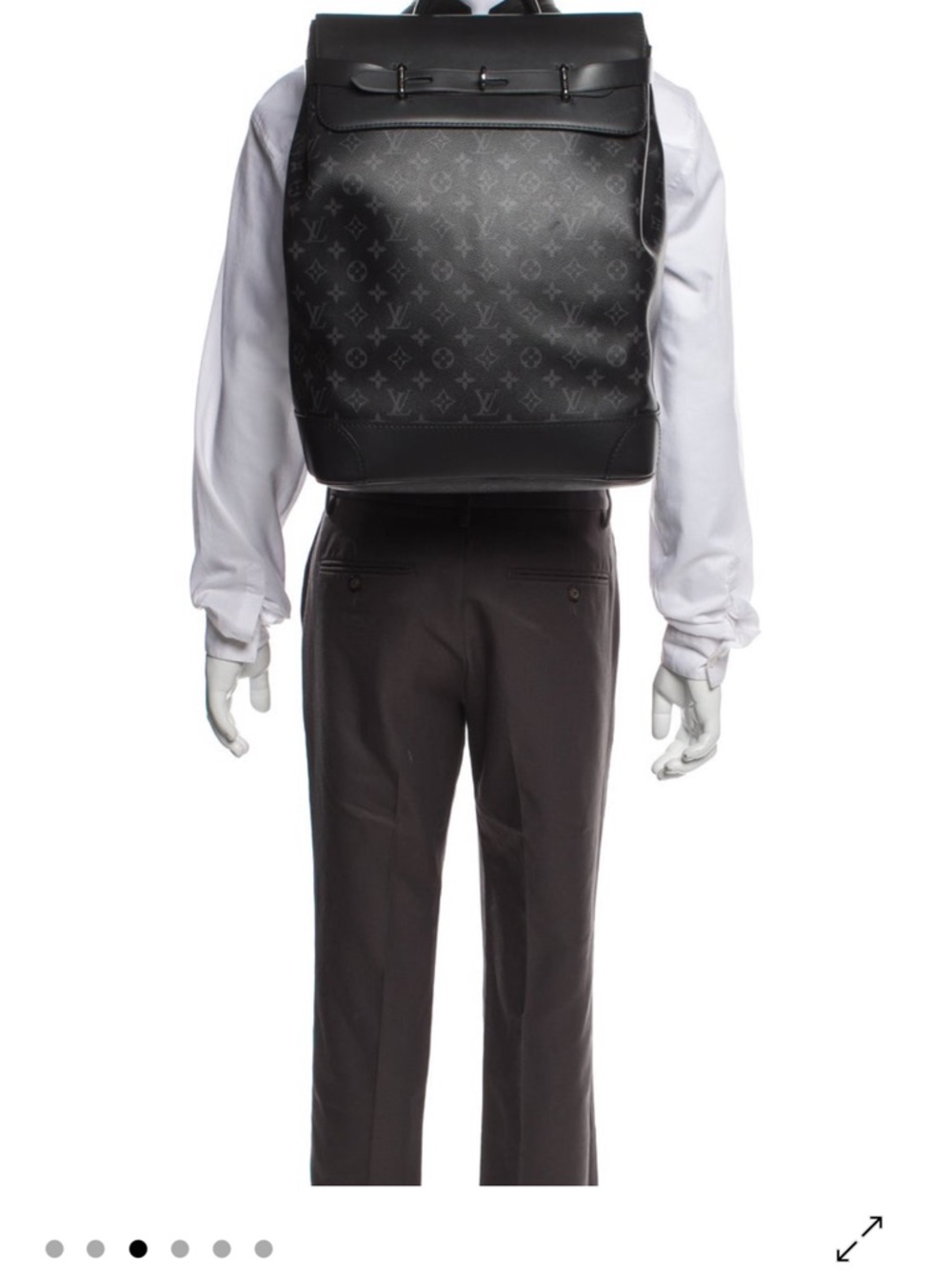 Louis Vuitton Black Monogram Top-Handle Backpack - Picture 3 of 5